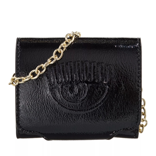 Chiara Ferragni Range F - Eyelike Pocket, Sketch 06 Bags Black Wallet On A Chain