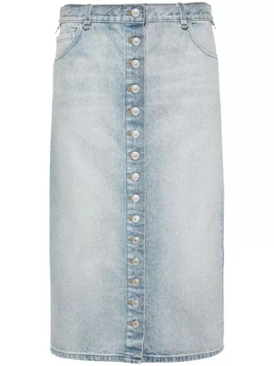 Courrèges - Denim Skirt - Größe 38 - blue