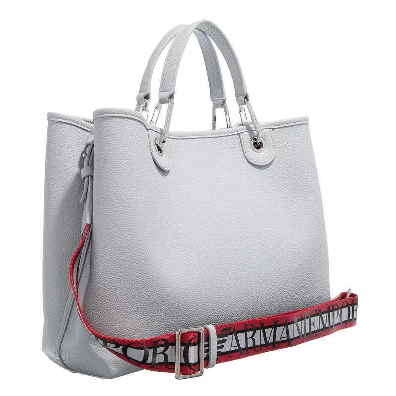 Emporio Armani Tote S33 Shopping Bag Pale Blue(Image 3)