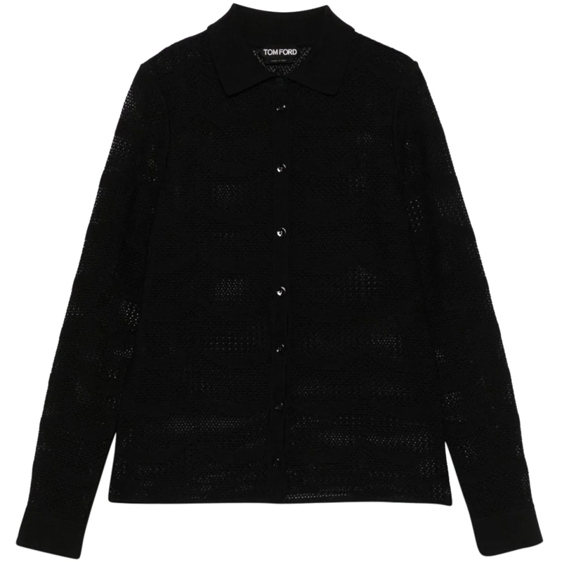 Tom Ford Bluse Shirts Black schwarz