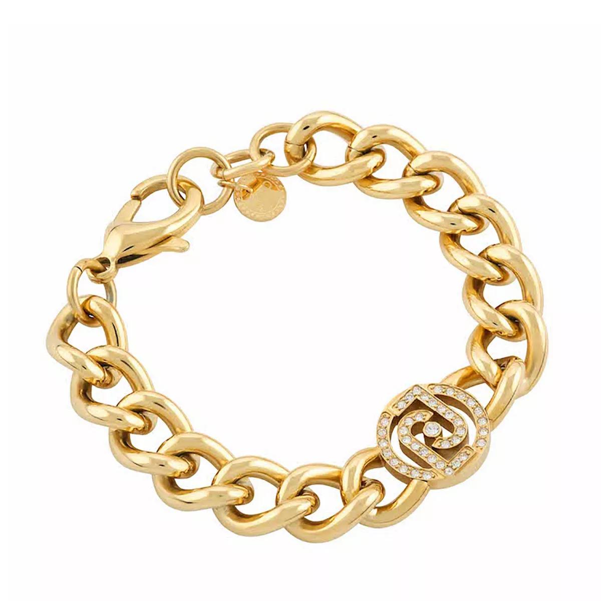 hoe Inferieur AIDS LIU JO Bracelet Brilliant Central Monogram Gold | Armband | fashionette