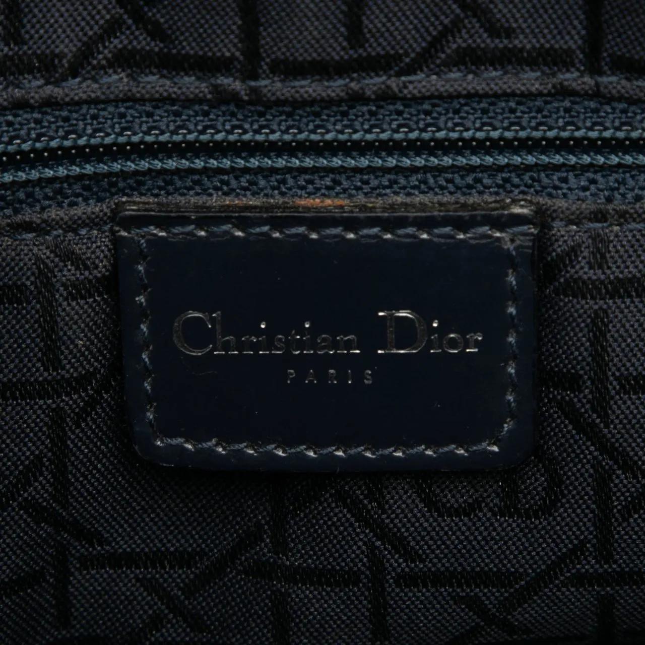 Thumbnail - Christian Dior Hobo Bags - Large Denim Cannage Acrylic Handles Lady Dior - Gr. unisize - in Blau - für Damen
