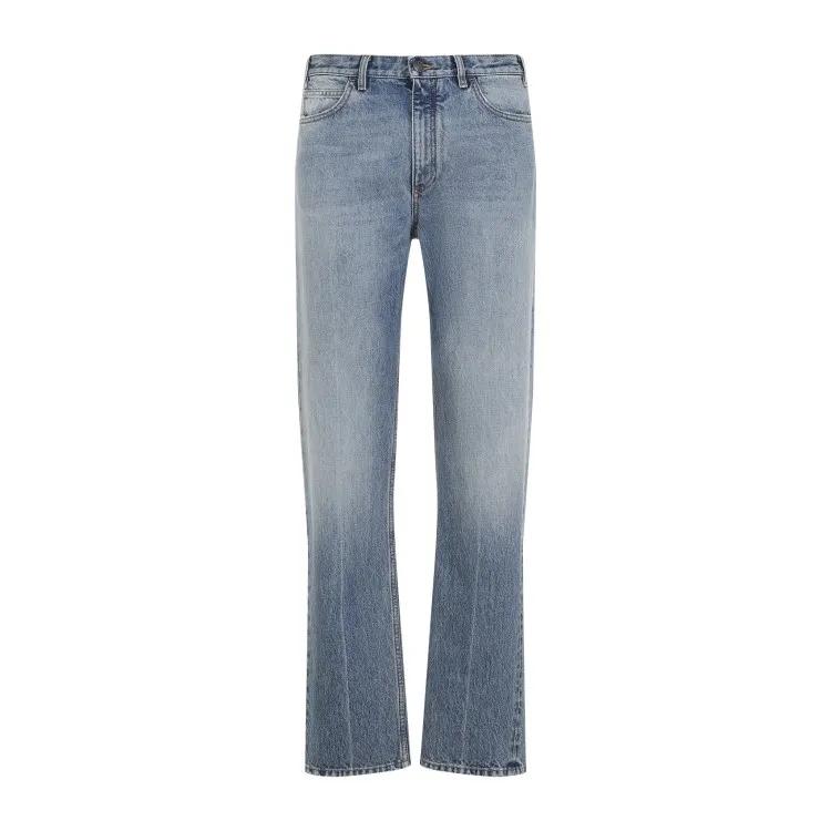 The Row - Washed Blue Cotton Fred Jeans - Größe 32 - blau