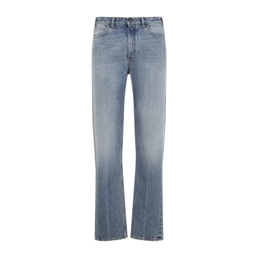 The Row Washed Blue Cotton Fred Jeans Blue 