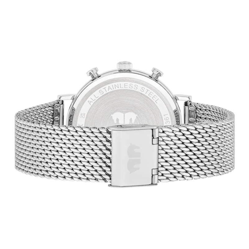Rhodenwald & Söhne Automatikuhr Herren Armbanduhr Arakon Edelstahl silber(Image 5)