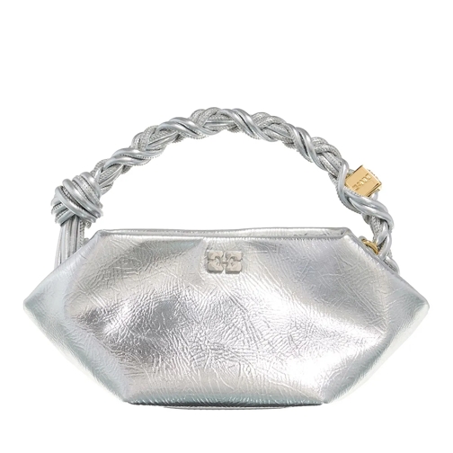 GANNI Mini sac Ganni Bou Bag Mini Metallic Silver