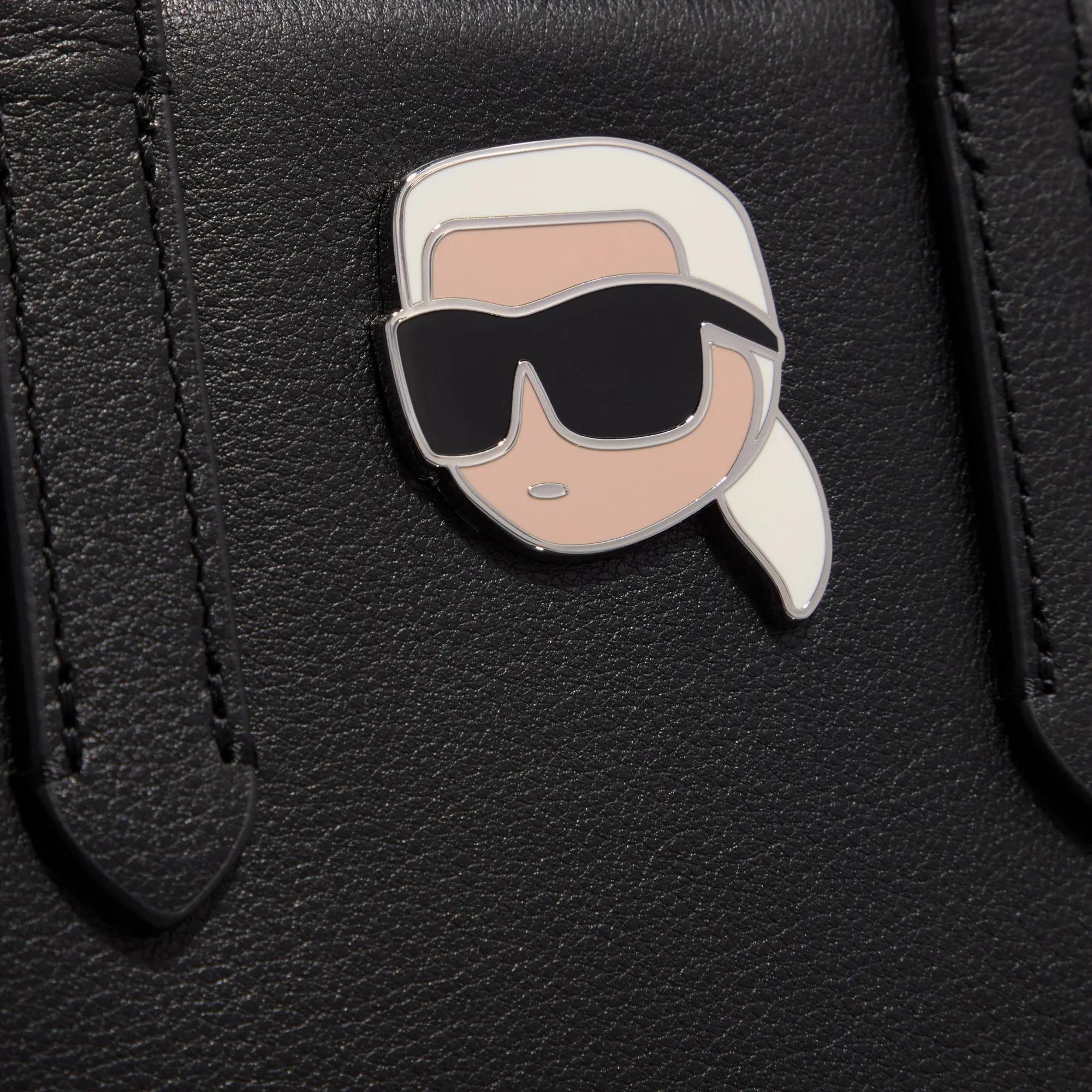 Karl Lagerfeld Shoppers & Totes K Ikonik 2.0 Leather S Tote Pn in zwart