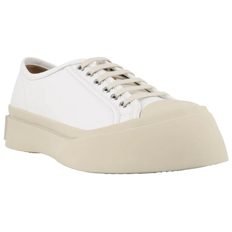 Marni T-shirt Marni Leather Sneakers weiß(Image 2)