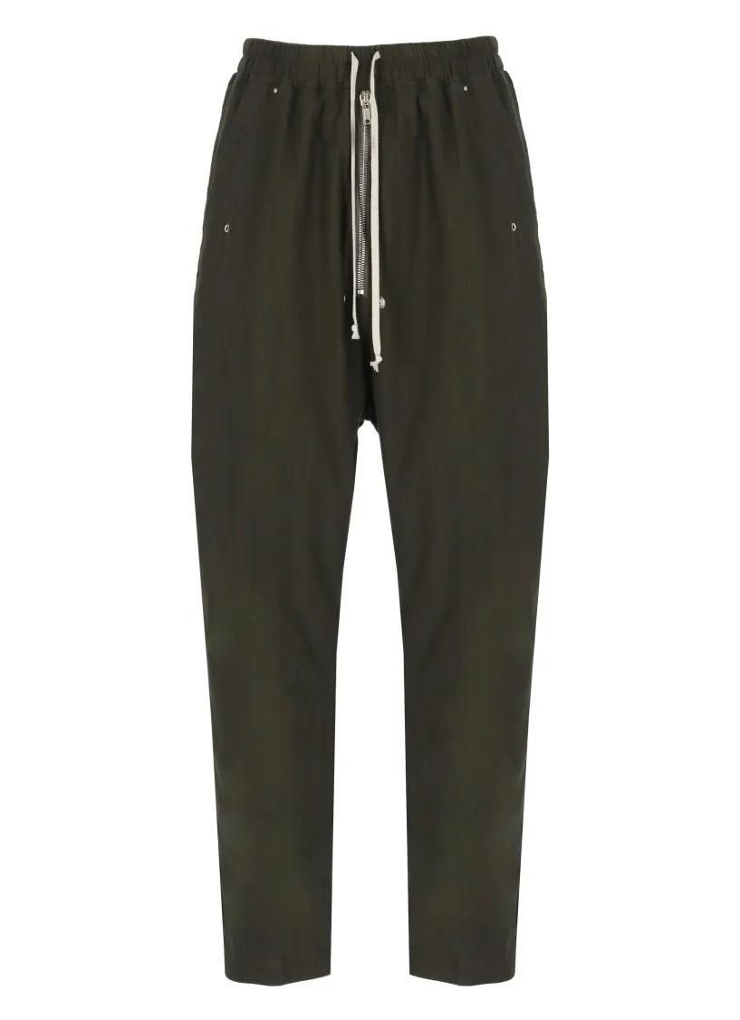 Rick Owens - Dark Green Cotton Pants - Größe 50 - grün