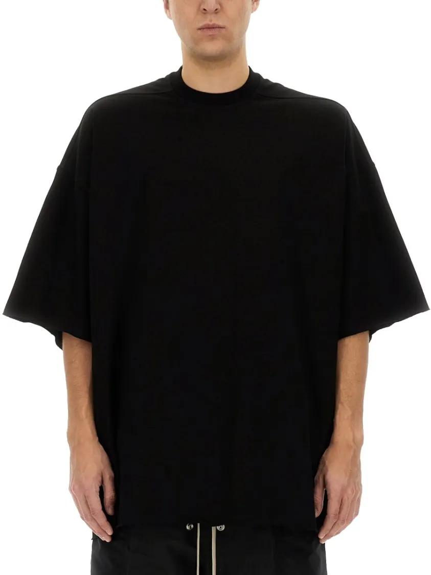 Thumbnail - Rick Owens - Cotton T-Shirt - Größe ONE SIZE - schwarz