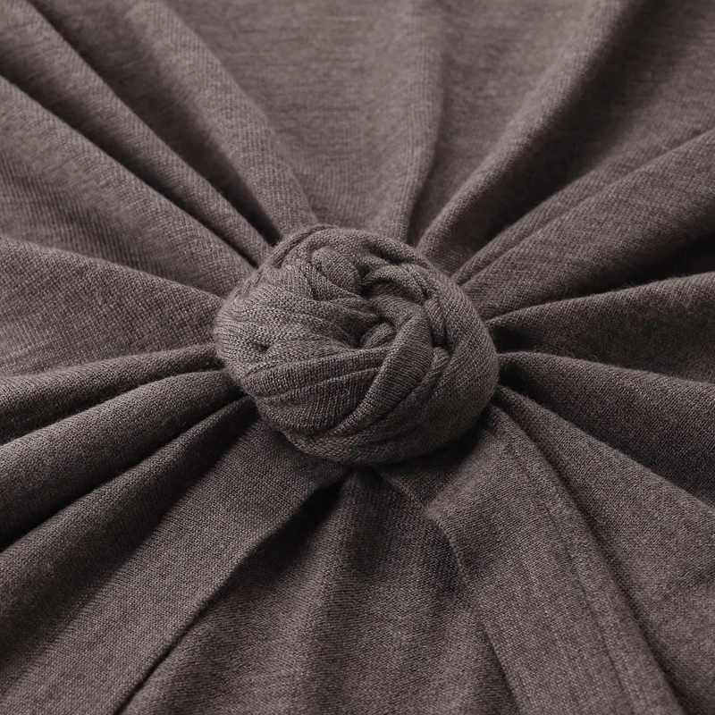 Magda Butrym T-shirt Pullover mit Knoten-Detail braun(Image 3)