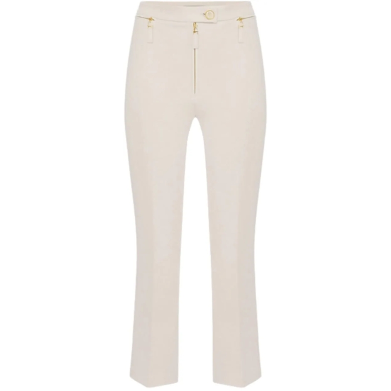 Elisabetta Franchi  Trousers Latte braun