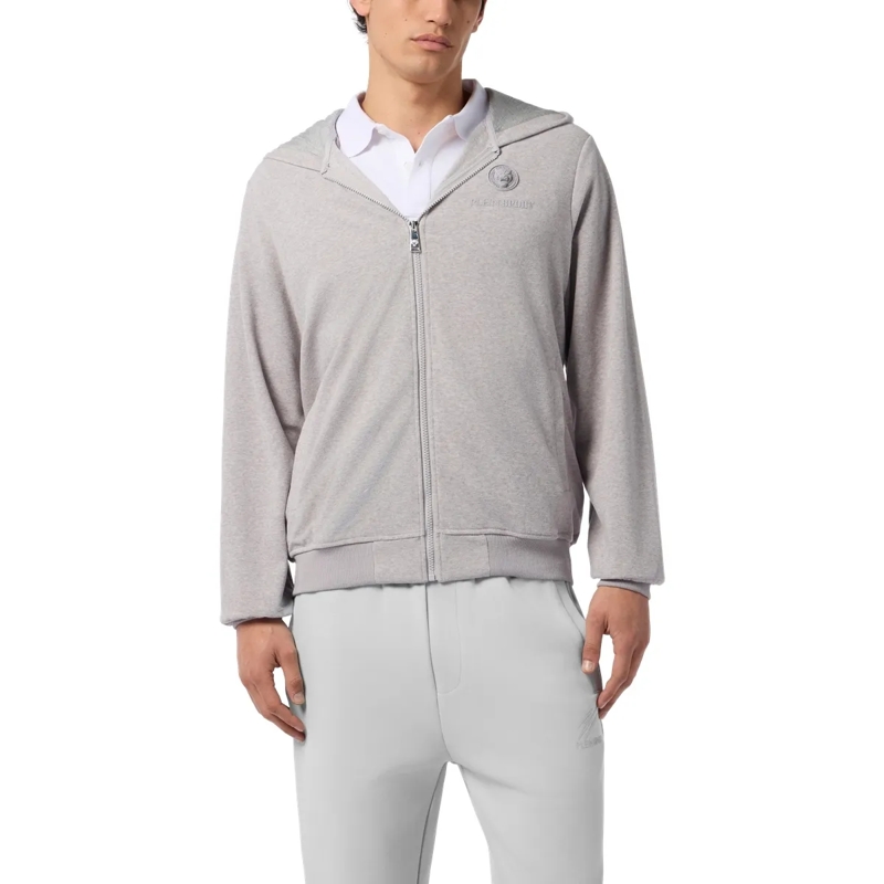 Plein Sport Top Kapuzen-Sweatjacket hell-grau(Image 3)