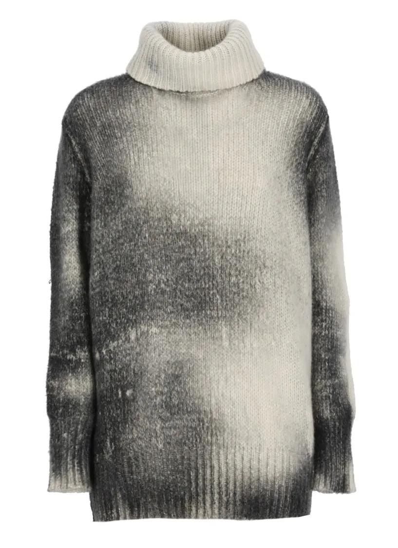 CALIBAN - Cashmere And Wool Sweater - Größe XS - grau