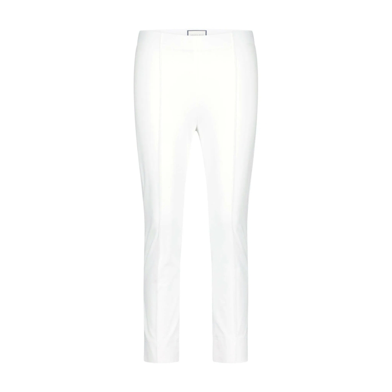 Seductive Freizeithose Figurbetonte Hose Capri Weiß(Image 2)