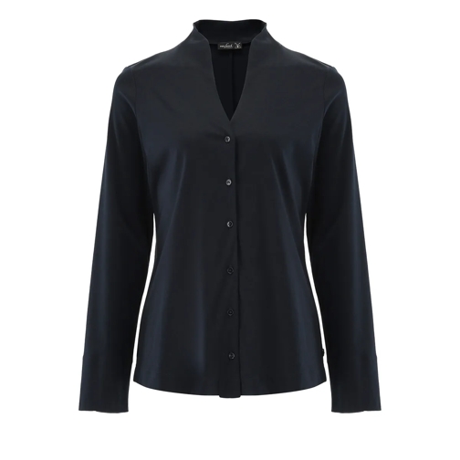 VAN LAACK Blusen Bluse Modern Fit Uni dunkel-blau