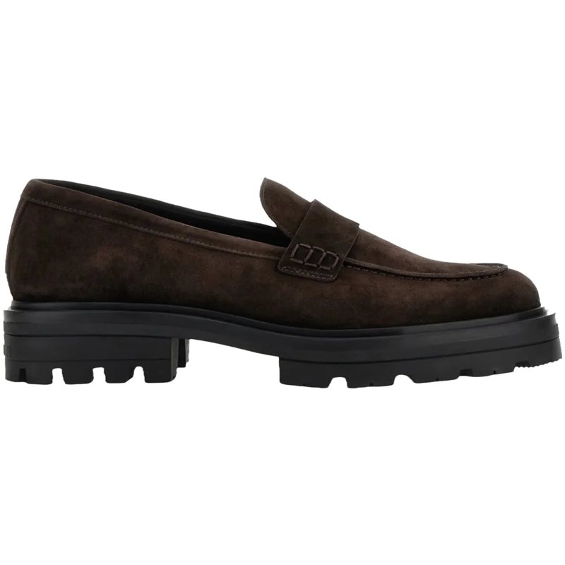 Hogan Mocassin Flat Shoes Palissandro braun