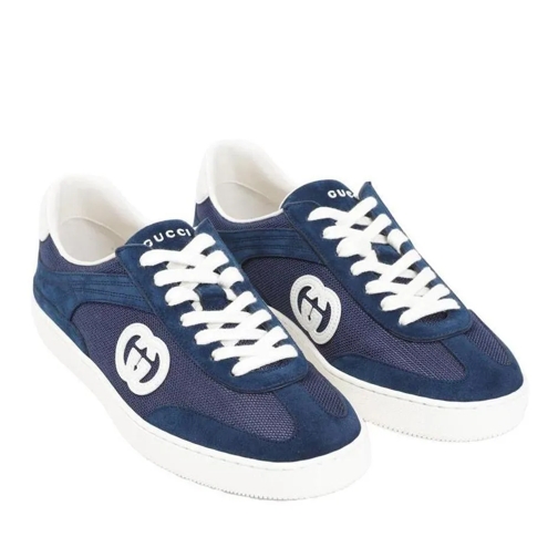 Gucci G74 Blue Leather Sneakers Blue Low-Top Sneaker