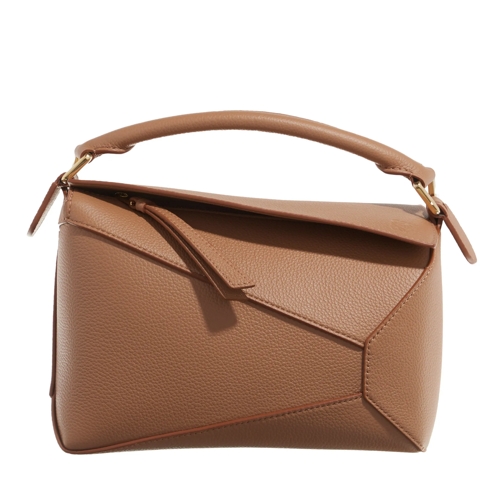 Loewe Satchel Small Puzzle Crossbody Bag Toffee