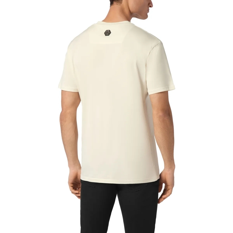 Philipp Plein T-Shirt T-Shirt Rundhalsausschnitt D Azur weiss(Image 2)