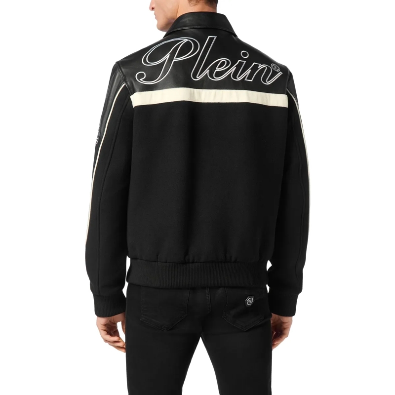 Philipp Plein Daunenjacke Bomberjacke schwarz(Image 2)
