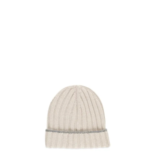 Brunello Cucinelli  Cashmere Beanie Cap Neutrals