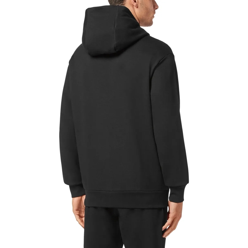 Philipp Plein Top Hoodie Hexagon schwarz(Image 2)