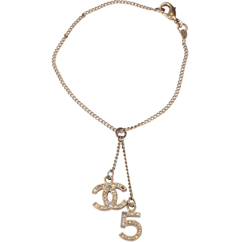 Chanel Armband Chanel Crystal CC Bracelet mehrfarbig