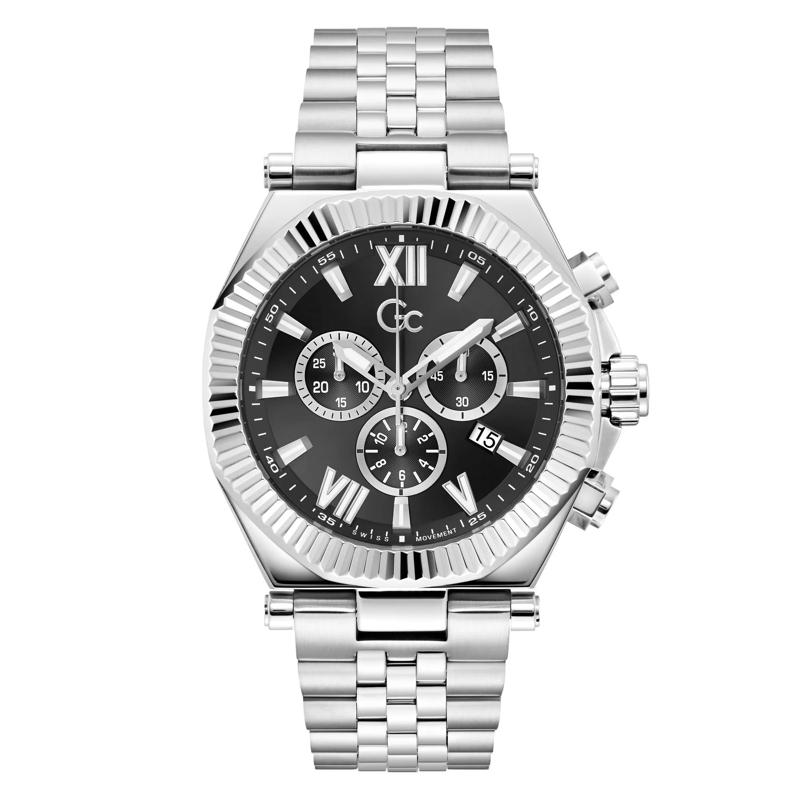 GC Quarzuhr Quarz-Chronographenuhr Gc Atlas silber