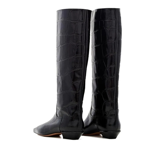 Paris Texas Embossed Croco Leather Bettina Boots Black Stövlar