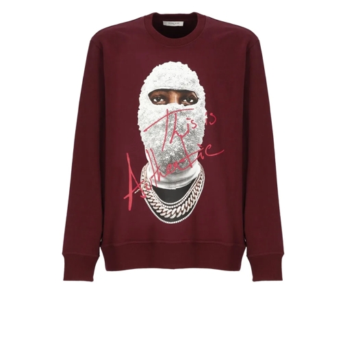 Ih Nom Uh Nit Mask Authentic Sweatshirt Burgundy Tröja