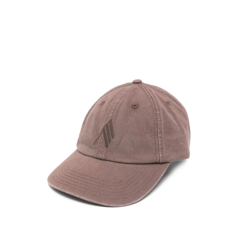 The Attico Hoed Soft Cotton Cap With Adjustable Strap Brown