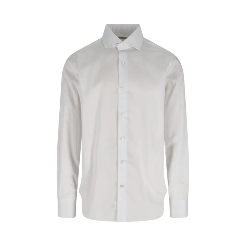 Barba Napoli Hemd Classic Shirt – White White