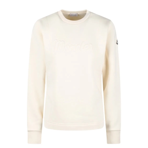 Moncler Logo Sweatshirt White Hemden