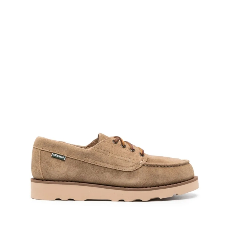 Sebago Veterschoenen Flat Shoes Beige beige