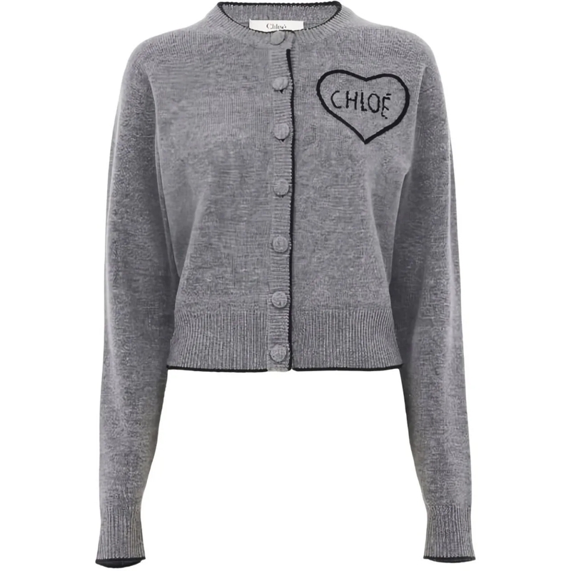 Chloé  Sweaters Grey grau