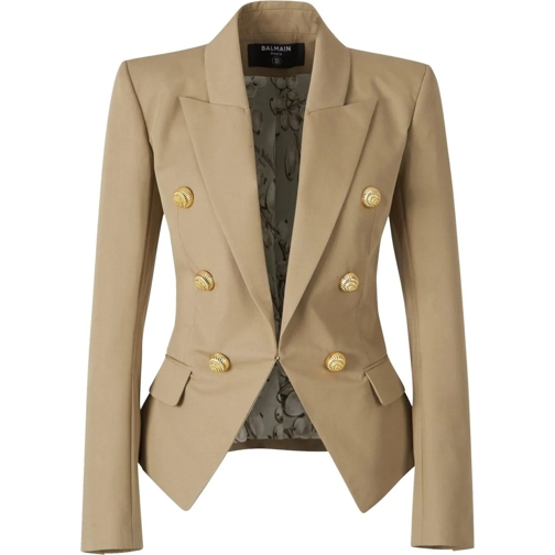 Balmain Blazer Plain Cotton Blazer mehrfarbig