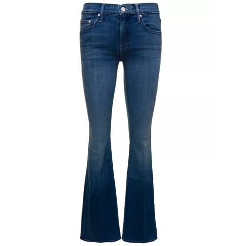 Mother The Dow Low Weekend Heel Blue Jeans