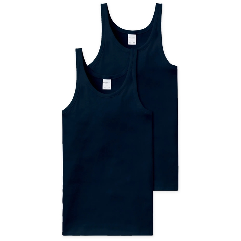 SCHIESSER  ESSENTIALS 2er Pack blau