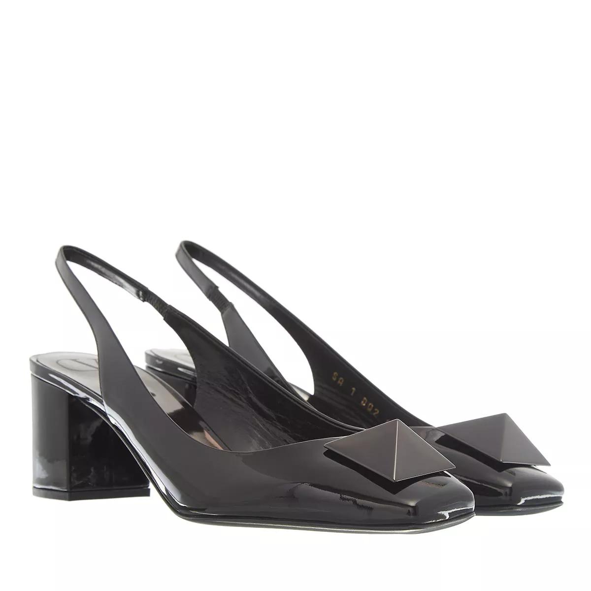 Valentino rockstud clearance slingback black