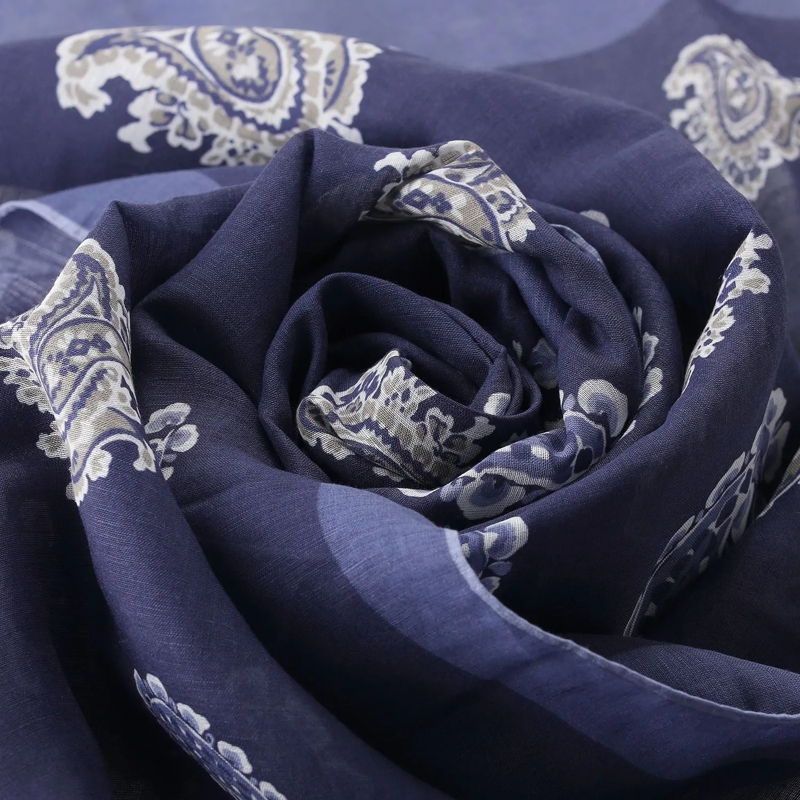 Altea Écharpe en laine Tuch mit Muster blau(Image 3)