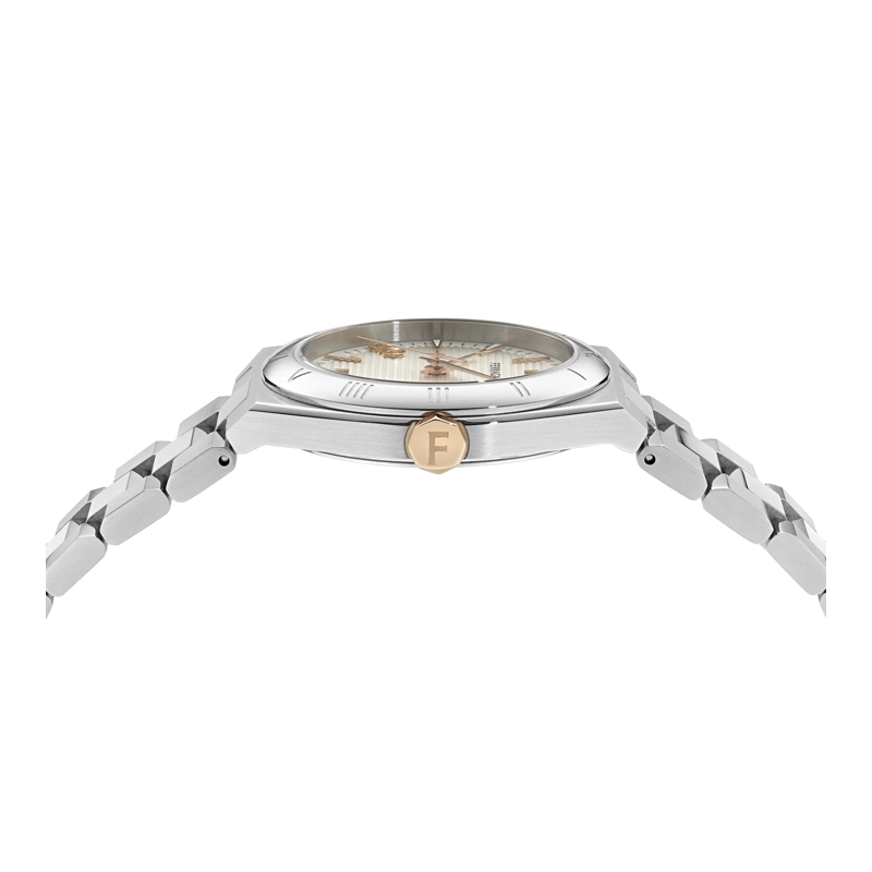 Salvatore Ferragamo Quarzuhr Quarz Analog Uhr Zb-Vega Upper East 35Mm-F silber(Image 3)