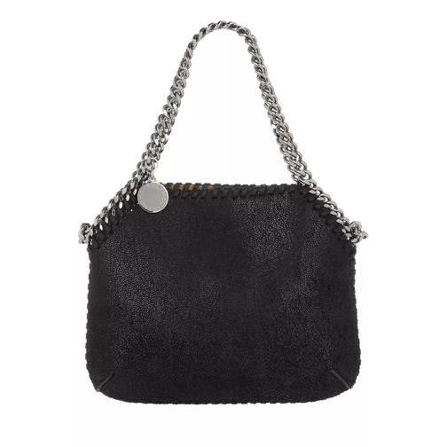 Stella McCartney Falabella Mini Shoulder Bag Leather Black Liten väska