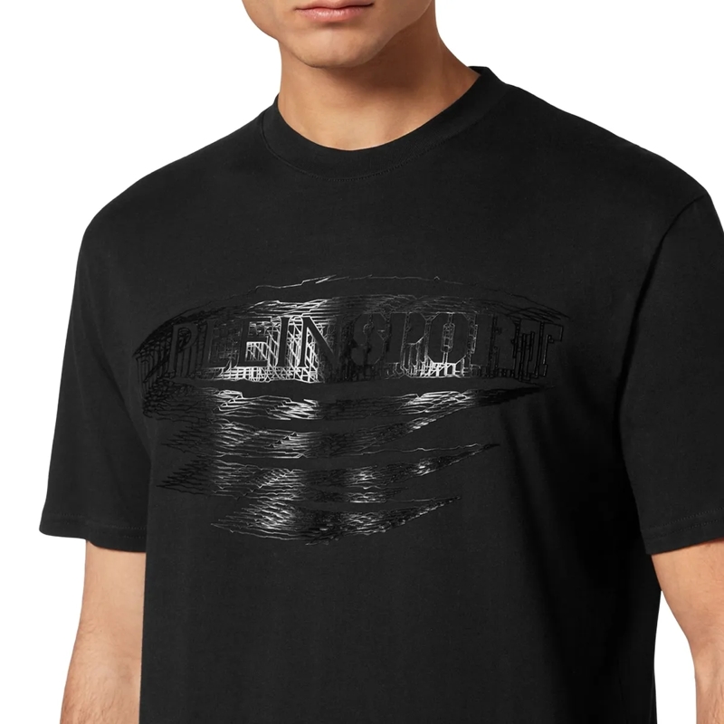 Plein Sport T-Shirt T-Shirt Rundhalsausschnitt schwarz(Image 4)