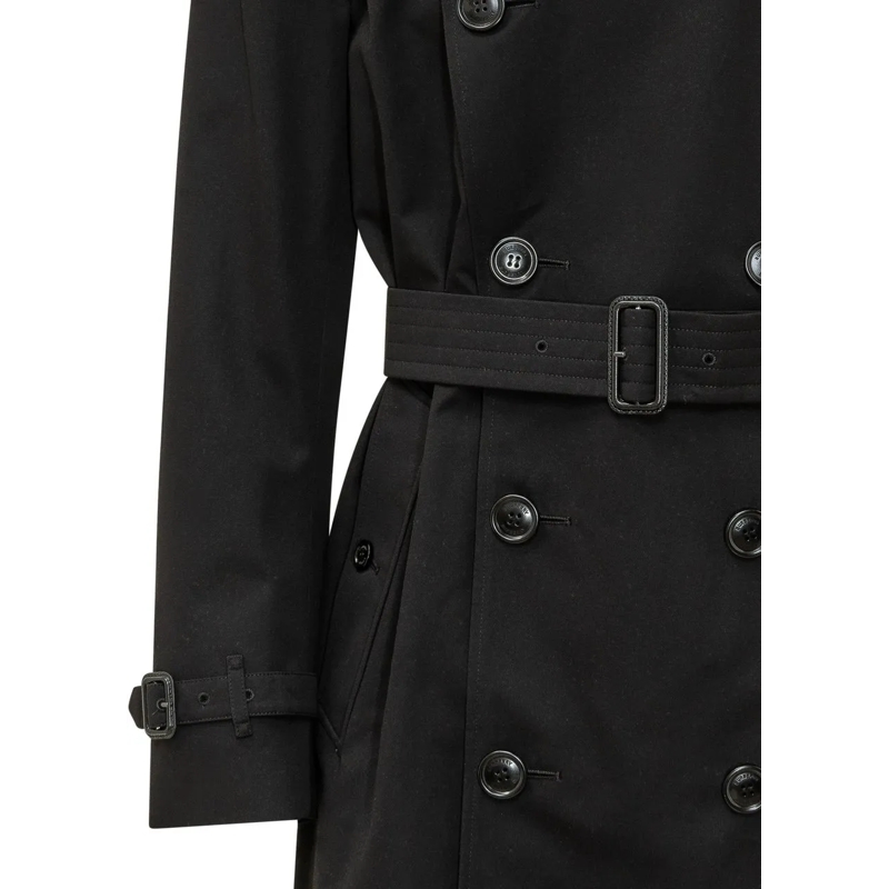 Burberry Trenchcoat Kensington Trench Coat con Cintura schwarz(Image 4)