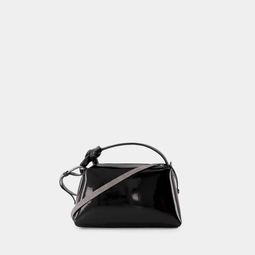 J.W.Anderson Shoppers The Jwa Corner Crossbody Cotton Black in zwart