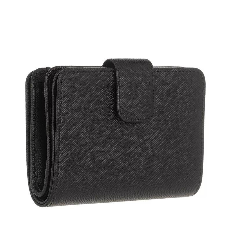 Prada Portemonnaie mit Überschlag Small Saffiano leather wallet F0002 nero(Image 3)