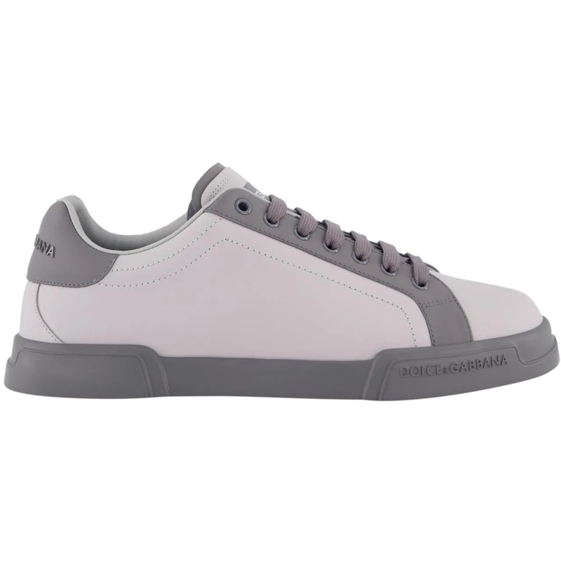 Dolce&Gabbana Low-Top-Sneaker Heren Portofino Sneakers Grijs grau