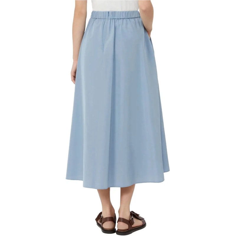 Max Mara Midirock Max Mara Weekend Wkdformica Rokken Lichtblauw 2615 blau(Image 3)