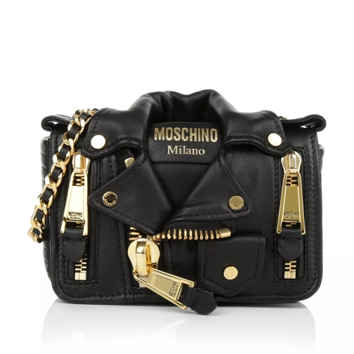 Moschino Shoulder Bag  Black Gold Crossbody Bag
